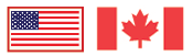 US and Canada Flag