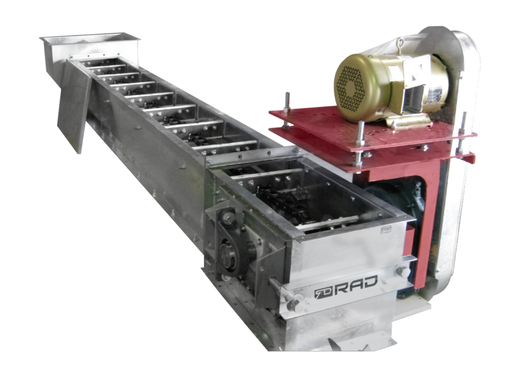 RAD EN-MASSE DRAG CONVEYOR