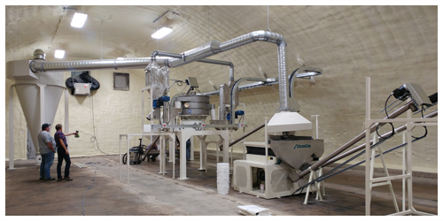 INSTALLATION of Hemp Dehulling System