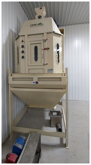 Installation of CME pellet cooler