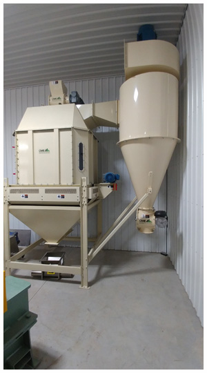 Installation of CME cme pellet cooler with cyclone