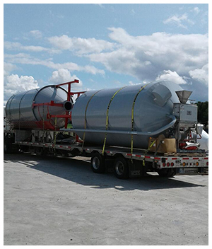 Maine USA Delivery of Kongskilde Grain Bins - Photo 3