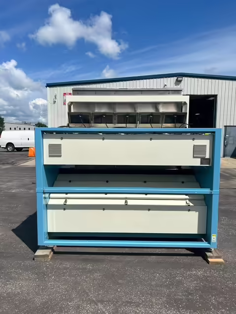 Used VistaSort 5 Chute Color Sorter back view