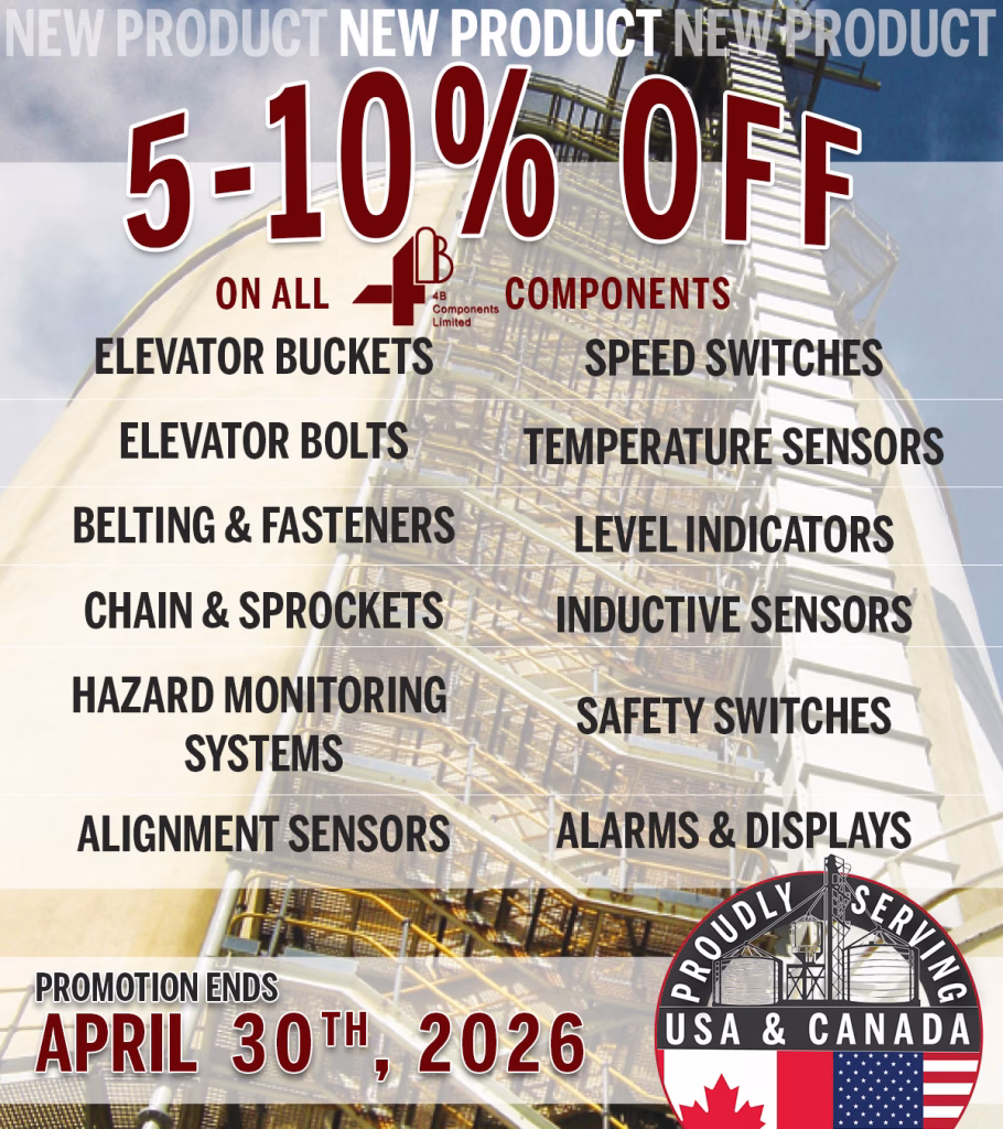 5 to 10% OFF New 4B Components for Bucket Elevators and Components