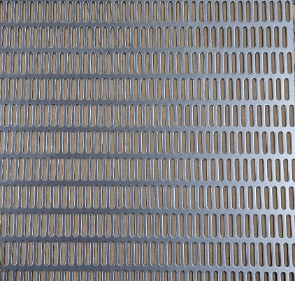 Oblong pattern screen for screen seed cleaners